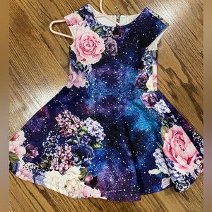 Hannah Banana sequin flower party dress